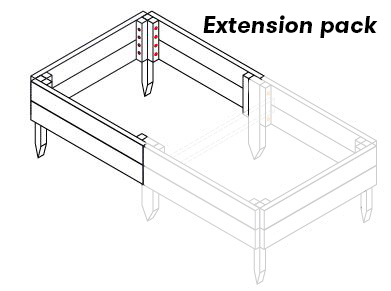 Raised Beds extension kit